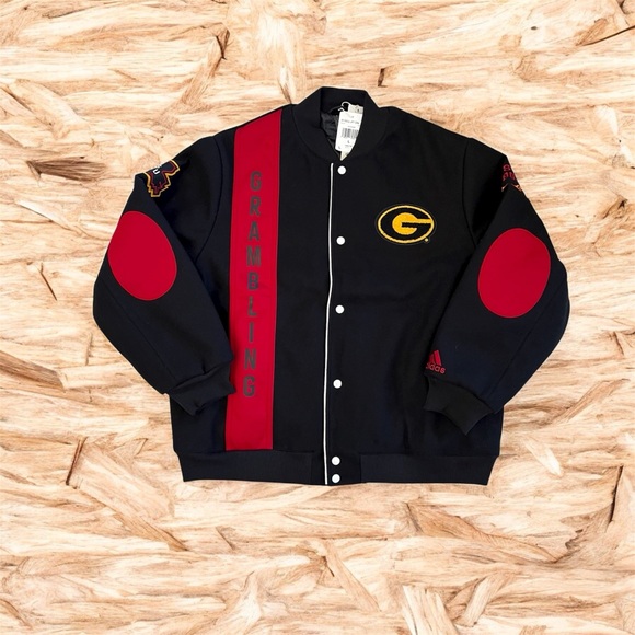 💙NWT💙 ADIDAS Grambling State University Tigers Dugout Jacket